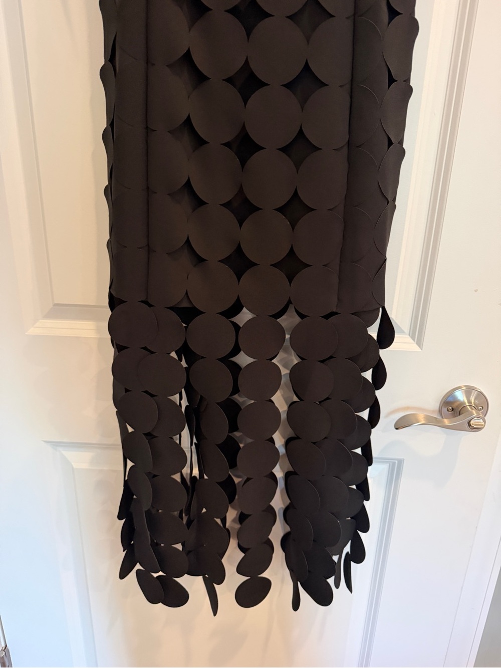 Women's Black Multi Circle Mercedes Midi Dress - Picture 4 of 6